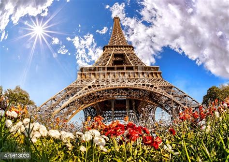 Paris' time zone, daylight saving time (dst) in paris, time change in paris, military time in paris. Eiffel Tower During Spring Time In Paris France Stock ...