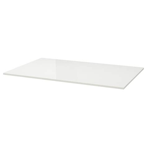 Torsby Table Top High Gloss White 135x85 Cm Ikea
