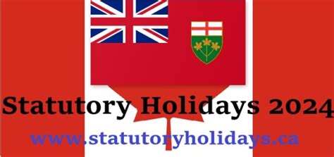2024 Canadian Statutory Holidays Statutory Holidays In Canada