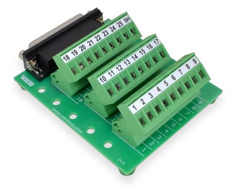 Db25 Pluggable Terminal Breakout Boards Winford Engineering