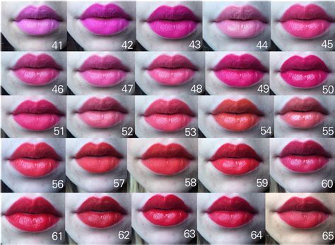 L Oreal Matte Lipstick Colors Chart