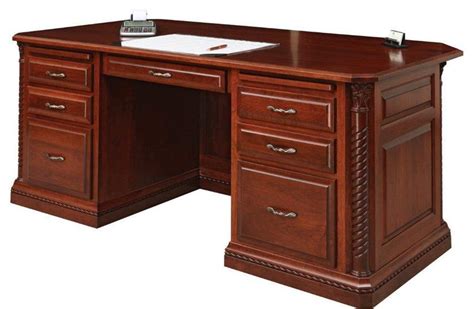 Hawthorne Solid Wood Executive Desk From Dutchcrafters Amish