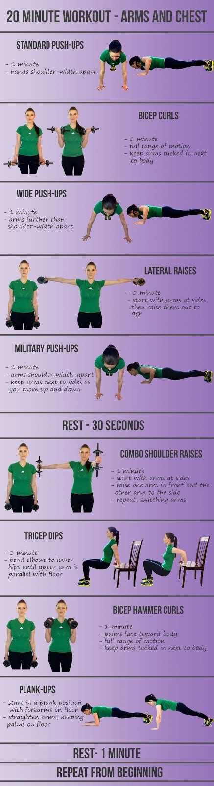 The Fitness Fox 20 Minute Workout Arms And Chest