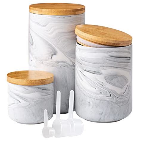 The 5 Best Marble Canisters With Lids To Keep Your Kitchen Organized