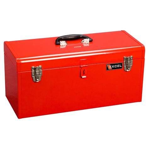 Excel 20 In Portable Lift Out Tray Steel Tool Box