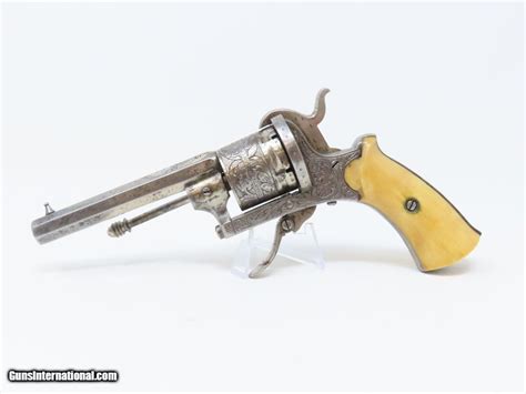 The Guardian American Model 1878 Engraved Pinfire Folding Trigger Revolver