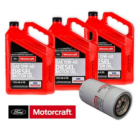 Motorcraft 15w 40 15 Qt Engine Oilfilter For 16 21 Ford 67l