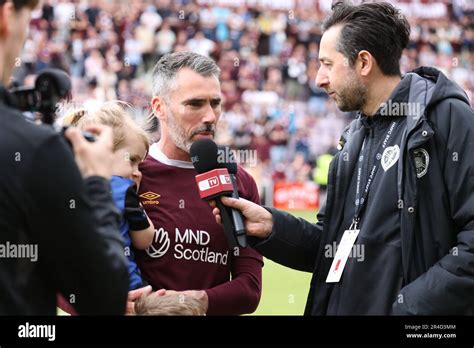 Tynecastle Park. 27 May 2023. Cinch Premiership. Heart of Midlothian v