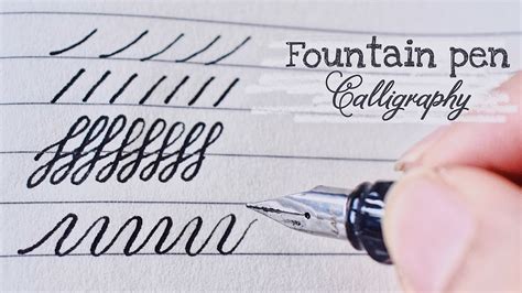 How To Write Calligraphy With Fountain Pen Fountain Pen Hack