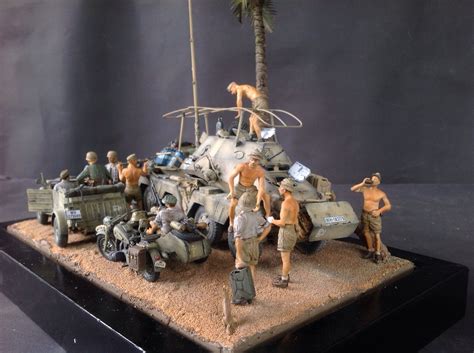 This account has been suspended. DAK and Ramcke brigade prepare to action, 1/35 scale by ademodelart | Diorama, Model kit ...