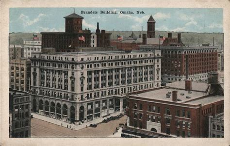 Brandeis Building Omaha Ne Postcard