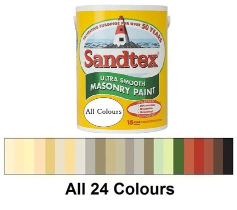 Sandtex Masonry Paint L Ultra Smooth Quality Waterproof