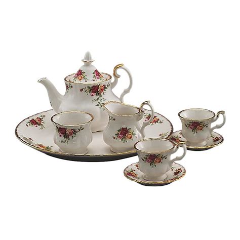 A Tea Set With Matching Cups And Saucers