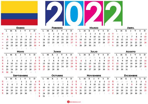 Calendario Julio Colombia Con Festivos Pdf Imagesee