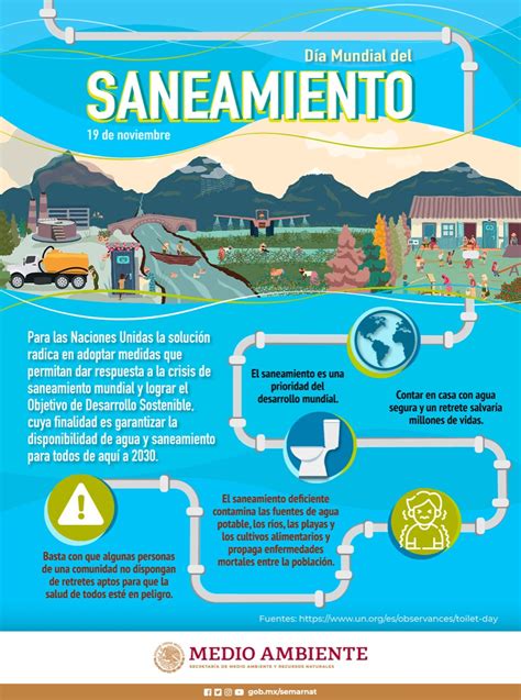 Día Mundial Del Saneamiento Infografía Semarnat Mx
