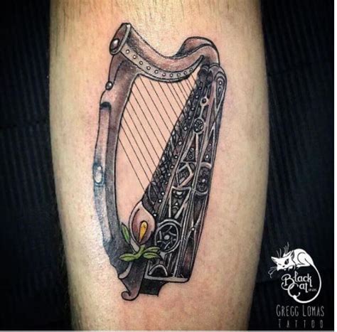 While many proudly wear the harp tattoo in allegiance to their irish heritage and homeland, others view the harp as a poetic metaphor. 50+ Celtic Irish Tattoos For Men (2019) Designs With ...