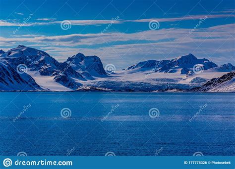 Norway Landscape Ice Nature Of The Glacier Mountains Stock Photo
