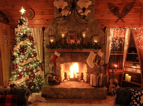Cozy Christmas at my New Hampshire cabin. http://bit.ly/2EPTgBJ