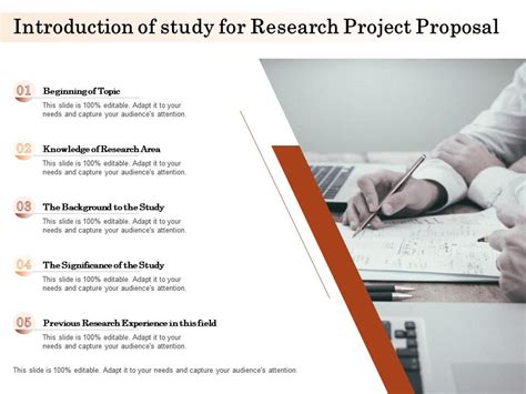 Introduction Of Study For Research Project Proposal Ppt Powerpoint