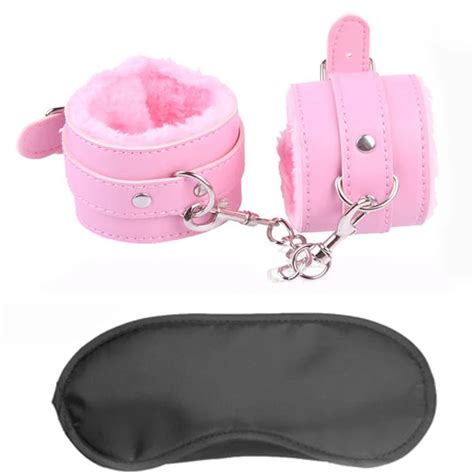 2in1 Sex Handcuffs And Sexy Eye Mask Blindfold Products Adult Games