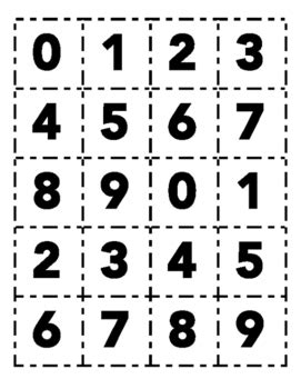 The methods that add, subtract, or rearrange their members in. Simplicity Printable Numbers 0-9 | Obrien's Website