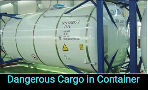 Dangerous Cargo In Container Fimta