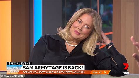 Samantha Armytage Returns To Sunrise For Host David Kochs Final Day And Gets A Frosty Reception