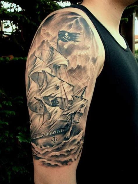 Tattoos actually originated via the scarification techniques of aboriginal cultures, so tribal chest tattoos are a hot historical revival. 45 Awesome Half Sleeve Tattoo Designs 2017