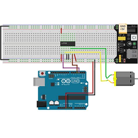 Arduino Lesson L293d With Dc Motor
