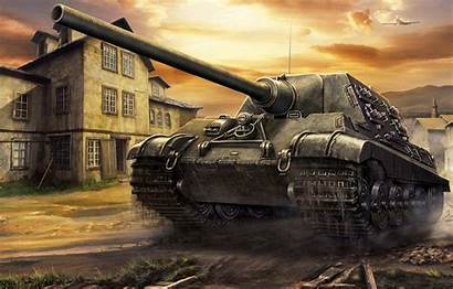 Ww2 Tank Tiger War Jagdtiger Wallpapers Painting