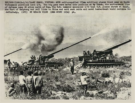 1972 Arvn Self Propelled 175mm Artillery Pieces Blast Aw Flickr