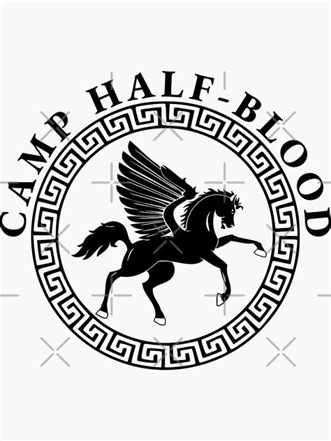 Camp Half Blood Series Accurate Orange Color Percy Jackson Sticker