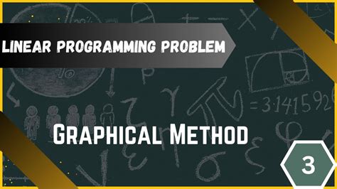 Linear Programming Problem Graphical Method Youtube