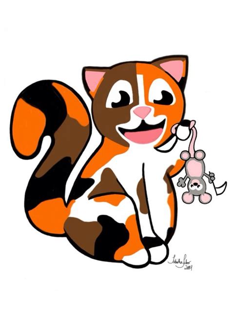 Calico Cat Drawing Free Download On Clipartmag