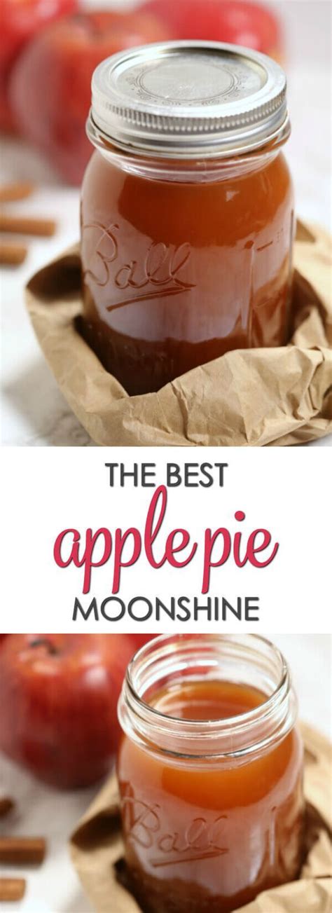 This Is The Best Apple Pie Moonshine Recipe Made With Apple Cider And Everclear Grain Alcoho