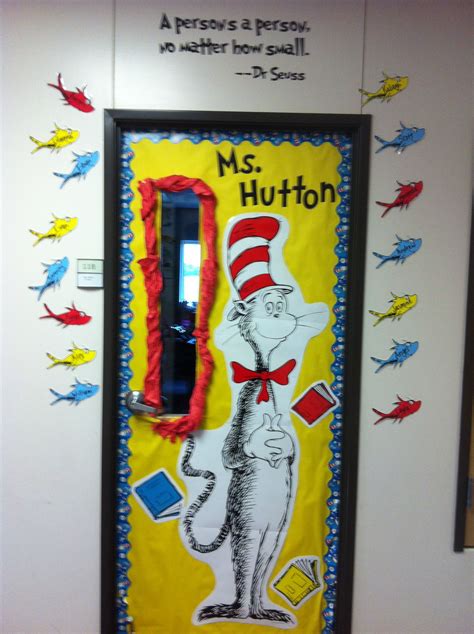 Classroom Door Dr Seuss Classroom Door Preschool Classroom Classroom Themes Classroom