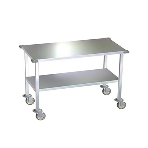 Stainless Steel Mobile Gurney And Supply Transport Table 60