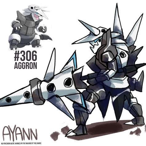 Number 306 Aggron Art Done By Ay Aan Pokemon Rayquaza Hunter