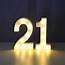 Led Number Candle 21  Party Shop & Decoration