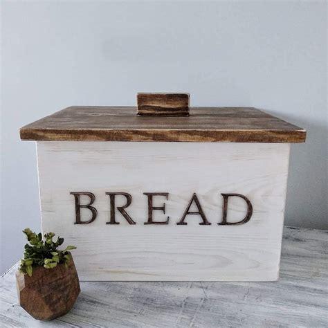 Shop for bread boxes at bed bath & beyond. Amazon.com: bread box wood rustic shabby chic primitive ...