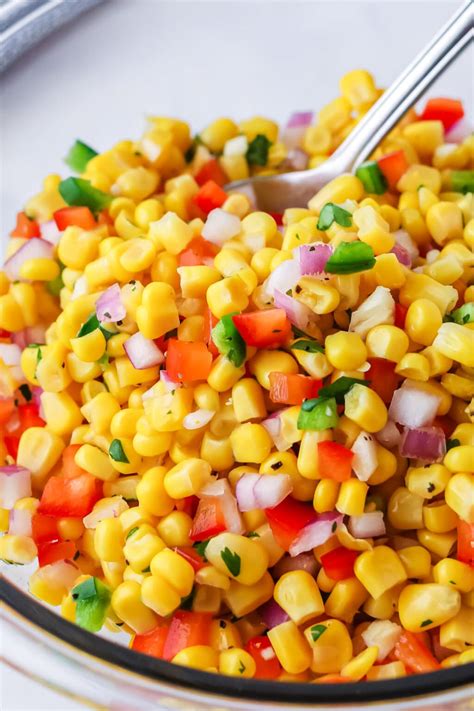 Corn Salsa Recipe Deliciously Sweet Use Fresh Or Canned Corn