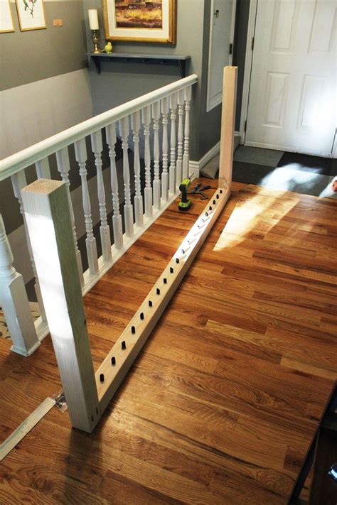 Diy Stair Handrail With Industrial Pipes And Wood
