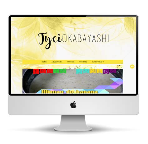 Layout Completo - Blog Tyci Okabayashi - Layouts, Mídias ...