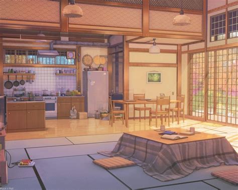 Anime Living Room Background Paperkda