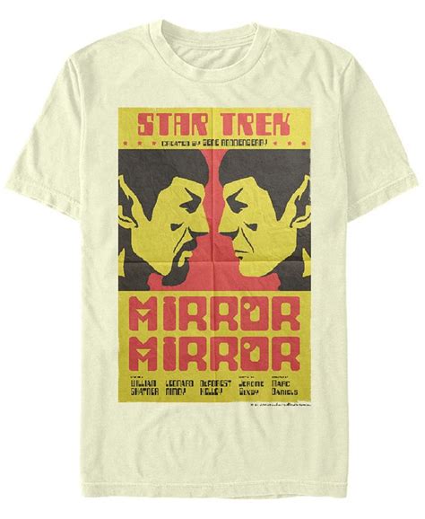 Fifth Sun Star Trek Mens The Original Series Spock Mirrored Image