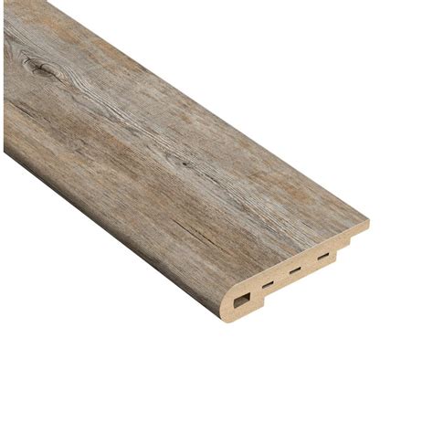 We can guarantee that your luxury vinyl stair nosings will be an exact match. Home Legend Long View Pine 1/2 in. Thick x 2 in. Wide x 94 in. Length Vinyl Stair Nose Molding ...