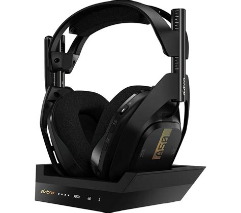 Astro A50 Wireless 71 Gaming Headset And Base Station Black And Gold