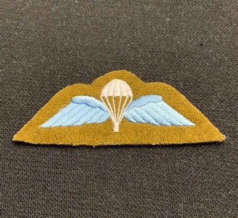 British Army No 2 Dress Para Wings Trained Parachute Wings Badge Light