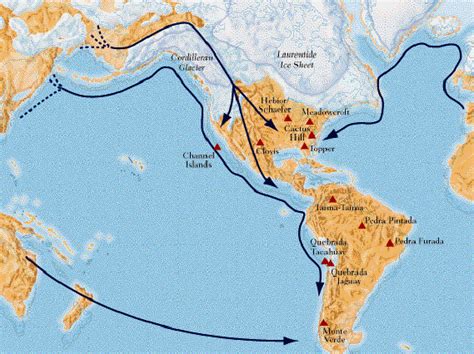 Prehistoric Migration Of American Indians Historia Universal