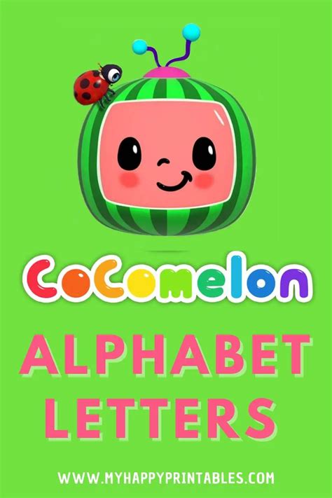 Free Printable Cocomelon Alphabet My Happy Printables